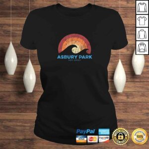 ClassicLadies Asbury Park New Jersey NJ Retro Surf Beach Vibe Tee