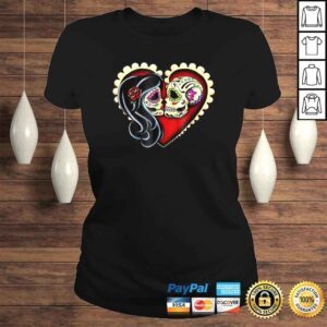 ClassicLadies Ashes Day of the Dead Kissing Couple Sugar Skull Lovers