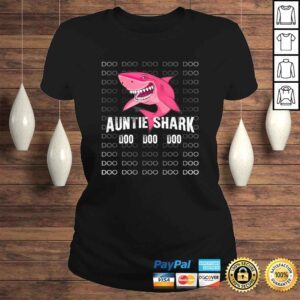 ClassicLadies Auntie Shark Shirt Doo Doo Matching Family Shark TShirt