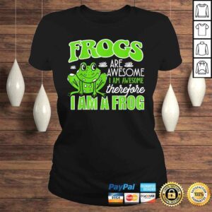 ClassicLadies Be a Frog Shirt Funny Toad Lover Gifts for Kids