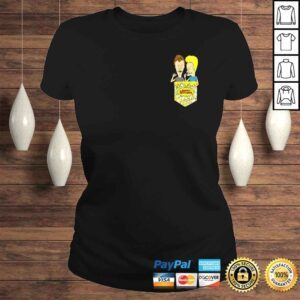 ClassicLadies Beavis and Butthead Pocket Nachos Graphic Shirt