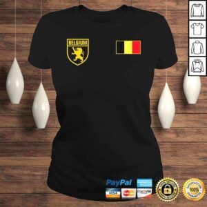 ClassicLadies Belgian Belgium Football Soccer Jersey TShirt