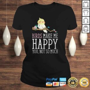 ClassicLadies Birds make me Happy Ornithology Design Shirt