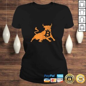 ClassicLadies Bitcoin Bull Crypto Currency Gift TShirt Gift