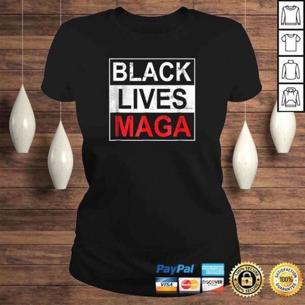 Black lives MAGA - Black republican conservatives Shirt - Image 3