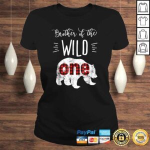 ClassicLadies Brother of the Wild One Shirt Bear Lumberjack 1st Birthday