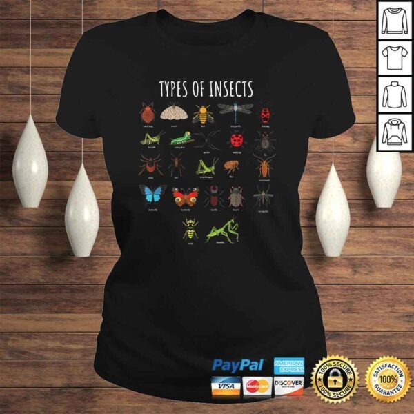 Bug Shirt - Bug Identification Types Of Insects Tee - Image 3