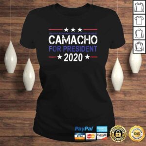 ClassicLadies CAMACHO FOR PRESIDENT 2020 Presidential Election Parody Tee