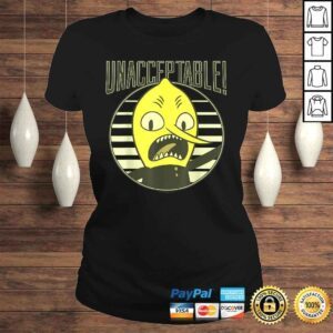 ClassicLadies CN Adventure Time Lemongrab Unacceptable TShirt Gift