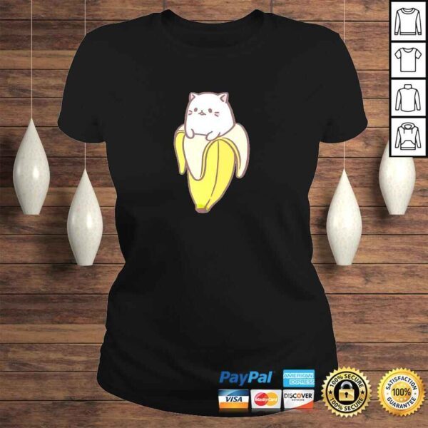 Cat in Banana Tee T-Shirt - Image 3