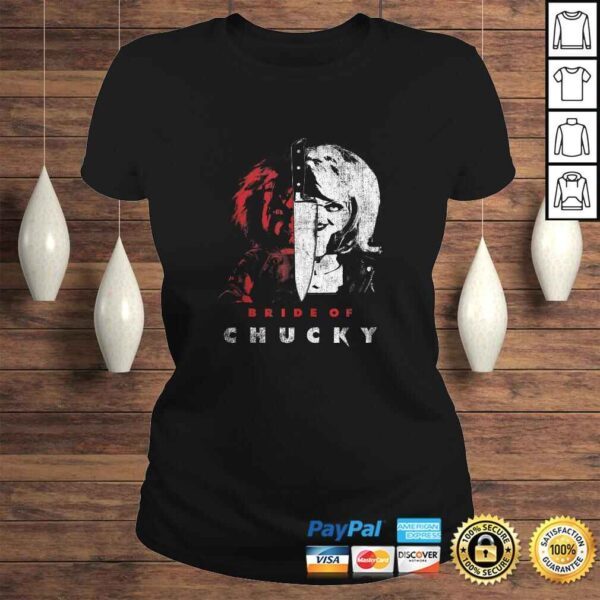 Child's Play Bride Of Chucky Split Portrait T-shirt - Image 3