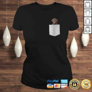 ClassicLadies Chocolate Lab Dog In Your PockeTShirt Gift