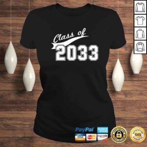 ClassicLadies Class Of 2033 Kindergarten Future Graduate Shirt