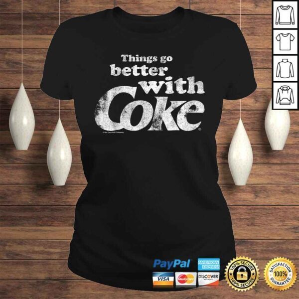 Coca-Cola Better With Coke Vintage Graphic TShirt Gift - Image 3