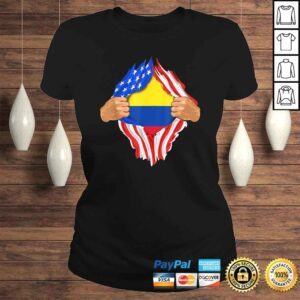 ClassicLadies Colombian Blood Inside Me Shirt Colombia Flag Gift 1