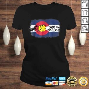 ClassicLadies Colorado Mountain Love Colorado Flag Tee TShirt