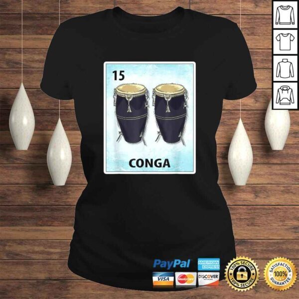 Conga Mexican Cards TShirt - Image 3