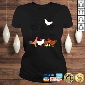 ClassicLadies Crazy Chicken Lady Shirt Lets Be Honest I was Crazy Before