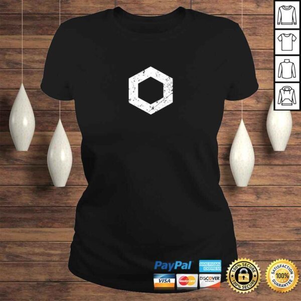 Cryptocurrency LINK Chainlink Blockchain Crypto Distressed TShirt - Image 3