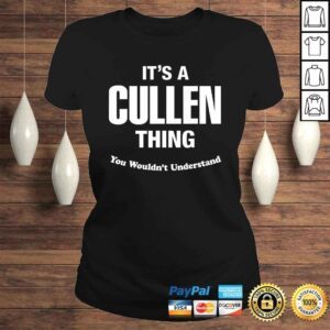 ClassicLadies Cullen Thing Name Family Reunion Funny Tee Shirt