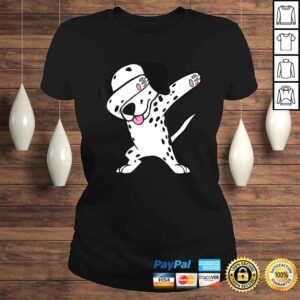 ClassicLadies Dabbing Dalmatian Shirt Funny Dalmation Dog Dab Dance Shirt