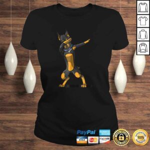 ClassicLadies Dabbing Doberman Shirt Funny Doberman Dog Dab