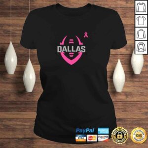 ClassicLadies Dallas Football Breast Cancer Awareness Hoodie Top