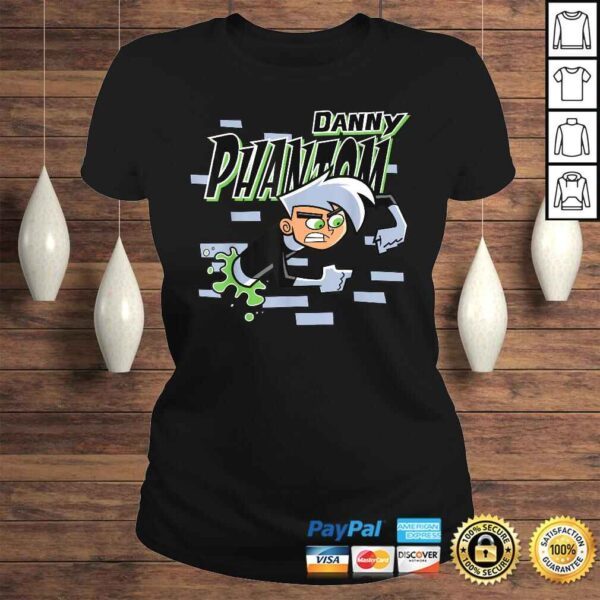 Danny Phantom Coming Through Brick Wall Gift TShirt - Image 3