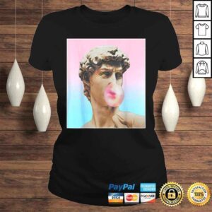 ClassicLadies David Michelangelo red Bubble TShirt