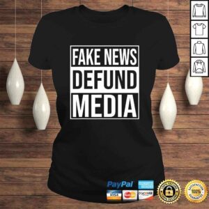 ClassicLadies Defund The Media Political Protest Fake News Gift Top