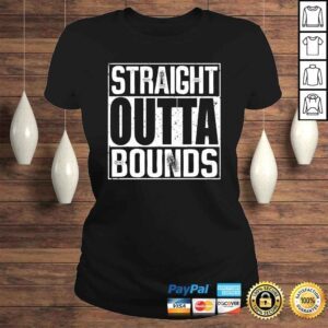 ClassicLadies Disc Golf Straight Outta Bounds TShirt Gift