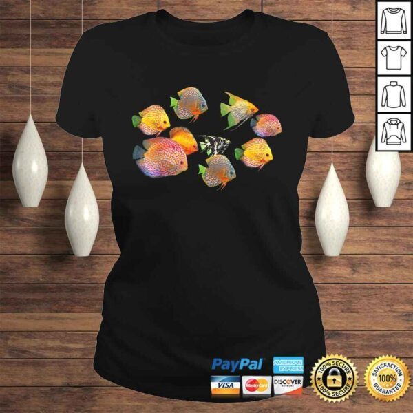 Discus Fish Underwater Sea Funny Ocean Fishes Shirt - Image 3