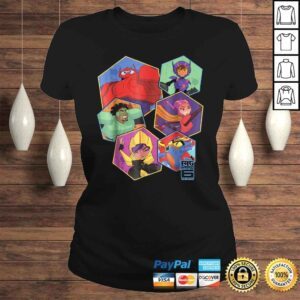 ClassicLadies Disney Big Hero 6 TV Series Group Six Hex Graphic TShirt