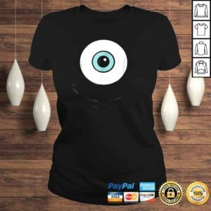 ClassicLadies Disney Monsters Inc Mike Eye Halloween Graphic Tee Shirt