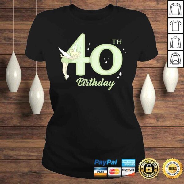 Disney Peter Pan 40th Birthday Tinkerbell PortraiShirt - Image 3