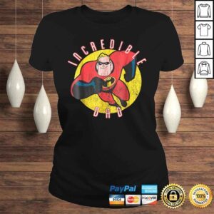 ClassicLadies Disney Pixar Incredibles Mr Incredible Dad Graphic TShirt Gift