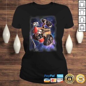 ClassicLadies Disney Pixar WallE Fire Extinguisher Space PortraiTShirt