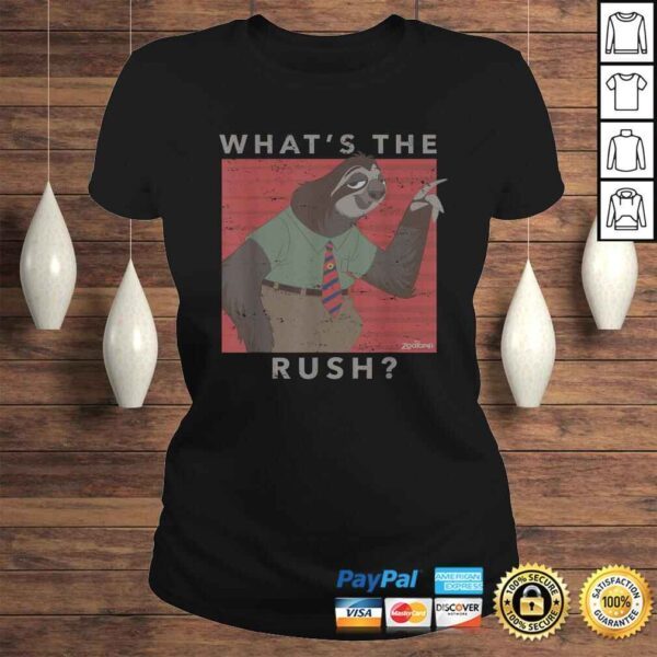 Disney Zootopia Flash What's The Rush Tee T-Shirt - Image 3