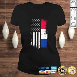 ClassicLadies Dutch American Flag Pride Netherlands USA Pullover Hoodie