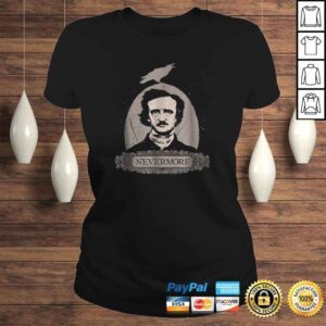 ClassicLadies Edgar Allan Poe Vintage Cothic Raven Nevermore Tee Shirt