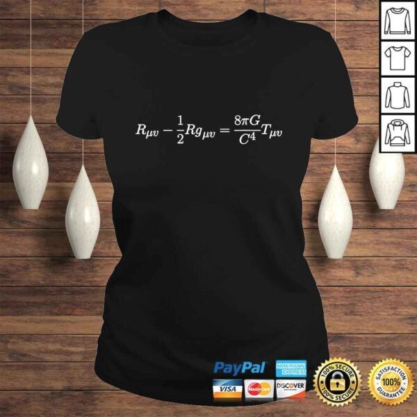 Einstein's Field Equation Science and Math Geeks Shirts - Image 3