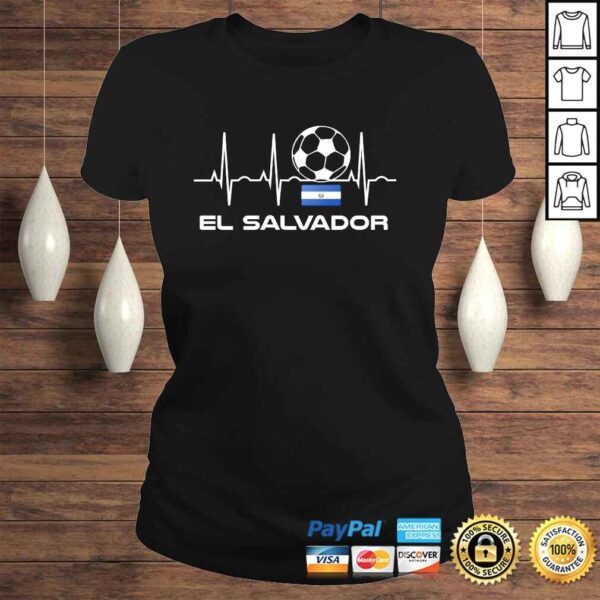 El Salvador Soccer Jersey Hoodie - El Salvador Futbol Hoodie Pullover Hoodie - Image 3