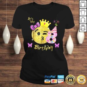 ClassicLadies Emoji Birthday Shirt For Girls OMG Its My 8th Birthday tee