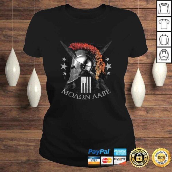 Epic Molon Labe Come & Take Them Spartan Tee T-Shirt - Image 3