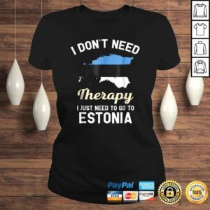 ClassicLadies Estonian Estonia Map Flag Shirt Gift for Estonians