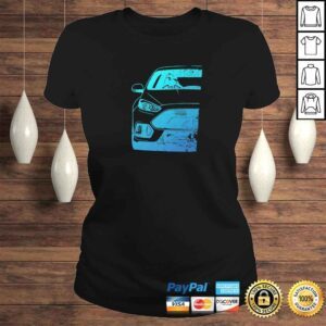 ClassicLadies Focus RS Car Used Style Fan ArShirt Cyan