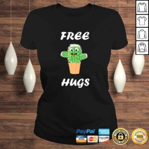 ClassicLadies Free Hugs Cactus Design Gift cute tee costume Tee TShirt