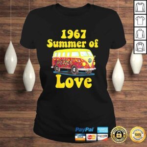 ClassicLadies Funny 1967 Summer of Love Retro Tees Vintage Sixties Hippie Gift TShirt