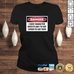 ClassicLadies Funny AA 12 Step Shirt I Have Character Defects And 1