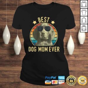 ClassicLadies Funny Best Dog Mom Ever Redbone Coonhound Mothers Day Tee TShirt